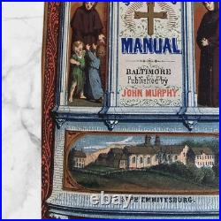Antique Saint Vincent's Manual, Prayers & Devotionals 1848, 2nd Edition RARE