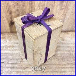 Antique Satsuma Kiriko Hishiho Glass Kamei with Box, Used, Collectible