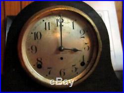 Antique Seth Thomas Mantle Clock Runs And Chimes WITH KEY