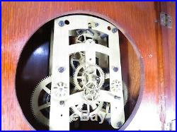 Antique Seth Thomas Umbria oak wall regulator clock A-1 condition