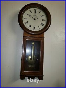 Antique Seth Thomas Weight Driven, No. 2 Regulator Wall Clock