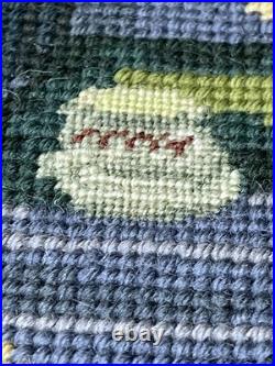 Antique Signed and Dated 1893 Needlework Embroidery & Cross-stitch from Austria