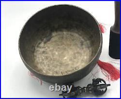 Antique Singing Bowl-Tibetan Antique Bowl-Collected Bowl from Himalaya-Old Bowl