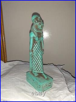 Antique Statue Rare Ancient Egyptian Pharaonic King Sekhmet stone 11 inch