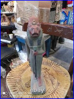 Antique Statue Rare Ancient Egyptian Pharaonic King Sekhmet stone 40 cm