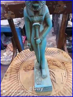 Antique Statue Rare Ancient Egyptian Pharaonic King Sekhmet stone 42 cm