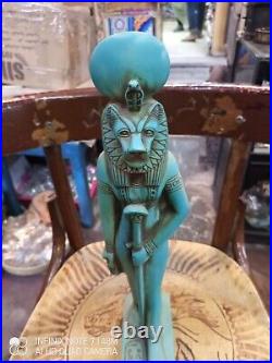 Antique Statue Rare Ancient Egyptian Pharaonic King Sekhmet stone 42 cm