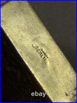 Antique Sterling Silver Lighter Case signed Siam with interesting embellishments