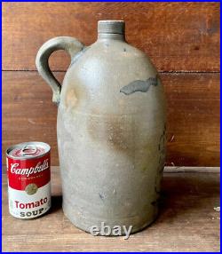 Antique Stoneware 1G Western PA Merchant Jug with Cobalt Advertising, Pittsburgh