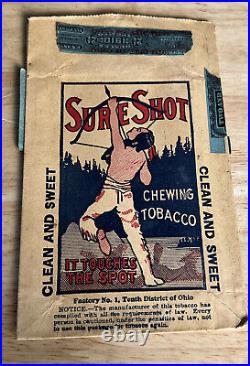 Antique Sure Shot Tobacco Bag