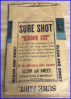 Antique Sure Shot Tobacco Bag