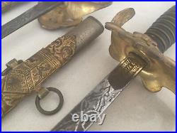 Antique Swords. Paxaut Bellum. Cincinnati Regalia Co. Early 1900's