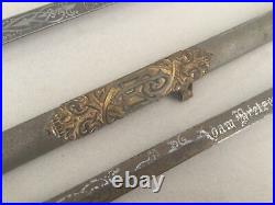 Antique Swords. Paxaut Bellum. Cincinnati Regalia Co. Early 1900's