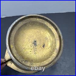 Antique Tazza Brass / Metal With Squirrel On Side And Hand Etching Ornate Stand Antique Tazza Brass / Metal With Squirrel On Side And Hand Etching Ornate Stand