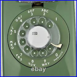 Antique Telephone Model 554 Moss Green Fully Refurbished SKU 21677