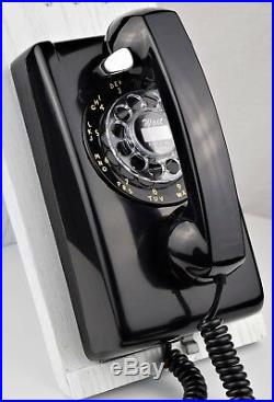 Antique Telephone Western Electric 554 Black Fully Refurbished SKU 22014