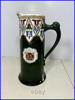 Antique The Leisy Brewing Co. 2 Tankard Mugs And Pitcher Haynes (b80)