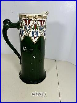 Antique The Leisy Brewing Co. 2 Tankard Mugs And Pitcher Haynes (b80)