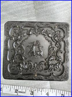 Antique Thermoplastic 1800's Daguerreotype Civil Union Case Stag Photo Of Woman