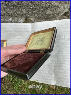 Antique Thermoplastic 1800's Daguerreotype Civil Union Case Stag Photo Of Woman