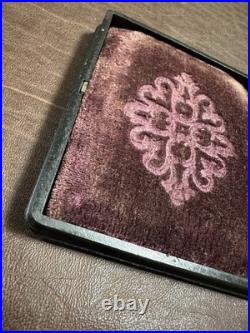 Antique Thermoplastic 1800's Daguerreotype Civil Union Case Stag Photo Of Woman