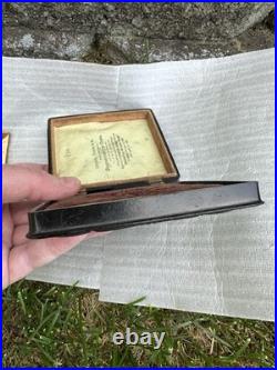 Antique Thermoplastic 1800's Daguerreotype Civil Union Case Stag Photo Of Woman