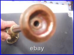 Antique Tibet Copper Brass Horn Trumpet Monasteries Religious Collectables Rare