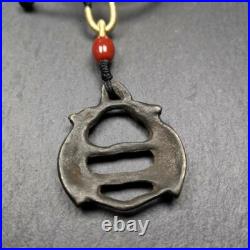 Antique Tibetan Buddhist Amulet Pair of Deer Old Spiritual Necklace