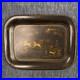 Antique-Toleware-Tray-Hand-painted-Metal-Horses-Carriage-Floral-Decor-01-vyt