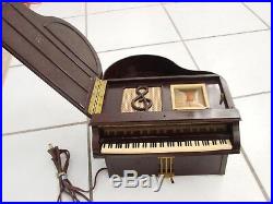 Antique Tube Radio General Television Grand Piano RCA & Hazeltine Work but hums