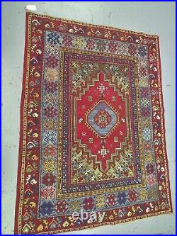 Antique Turkish Collectible Piece Rare Vintage Item (6'5 x 3'9)