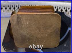 Antique Turned Boxwood Jewelry Box Holy Lands Jerusalem Engagement Diamond Rings