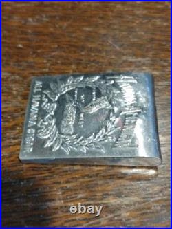 Antique United Cigars Havana American Metal Advertising Vesta Match Safe 1900's