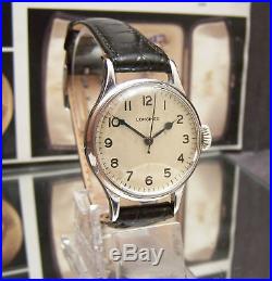 Antique V Rare 1943 Longines Raf Pilots / Navigators Ww2 Military Wrist Watch