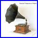Antique-Victor-II-Phonograph-With-Horn-Bonus-We-Ship-Worldwide-01-jp