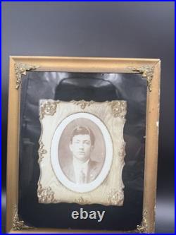 Antique Victorian Edwardian Gilt Frame Original Portrait Photo c1900 Ornate