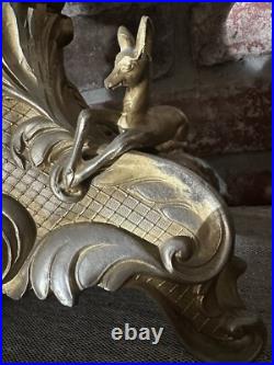 Antique Victorian Guild Ornate Bronze Mantel Clock Italy