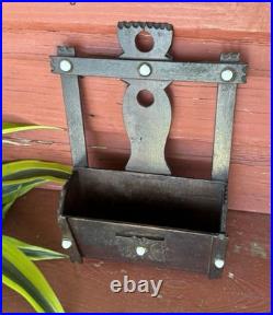 Antique Victorian Wood Wall Pocket