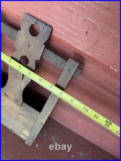 Antique Victorian Wood Wall Pocket