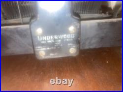 Antique Vintage 1920s UNDERWOOD TYPEWRITER NO. 5 Still Works With Ink Ribbon