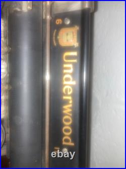 Antique Vintage 1920s UNDERWOOD TYPEWRITER NO. 5 Still Works With Ink Ribbon