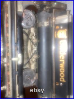 Antique Vintage 1920s UNDERWOOD TYPEWRITER NO. 5 Still Works With Ink Ribbon
