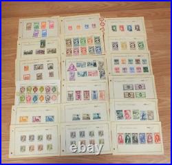 Antique/Vintage 1940's 1930's Mixed Lot of 110 Multi Country Collectible Stamps