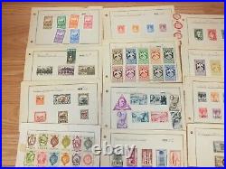 Antique/Vintage 1940's 1930's Mixed Lot of 110 Multi Country Collectible Stamps