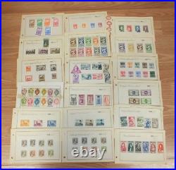 Antique/Vintage 1940's 1930's Mixed Lot of 110 Multi Country Collectible Stamps