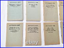 Antique & Vintage 26x LITTLE BLUE BOOK Scarce Large Collection x26 Various Rare