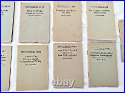 Antique & Vintage 26x LITTLE BLUE BOOK Scarce Large Collection x26 Various Rare