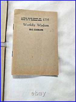 Antique & Vintage 26x LITTLE BLUE BOOK Scarce Large Collection x26 Various Rare