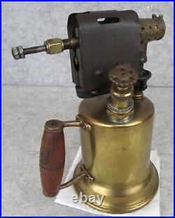 Antique Vintage Brass Gasoline Otto Bernz Blow Torch Garage Man Cave Display