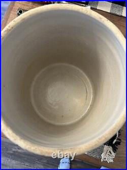 Antique Vintage Crown Ransbottom 4 Gallon Crock Stoneware Pottery